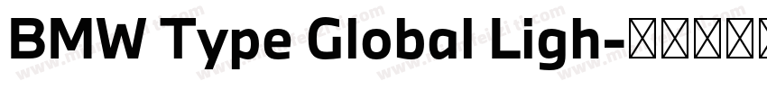 BMW Type Global Ligh字体转换